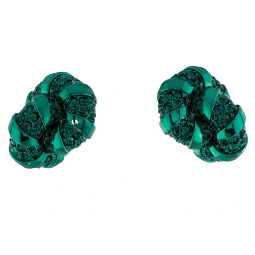 Lanvin Green Melodie Earrings ASO Meghan Markle - Picture 8 of 14